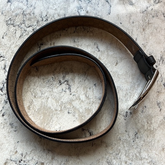 Gucci Brown Leather Belt with Silver-tone Buckle - Picture 13 of 14